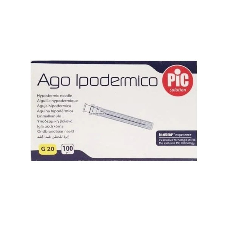 Ago&nbsp;Ipodermico G20 x 40mm PIC 100 Pezzi