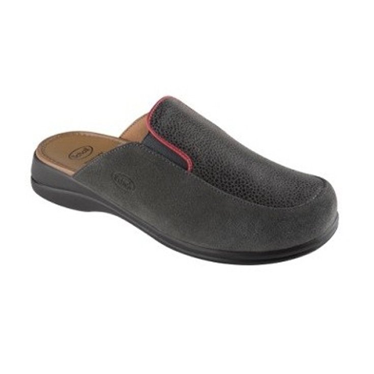 NEW MOUE Camoscio+Sintetico Donna Grigio Scuro/Rosso 38 Dr.Scholl&reg;