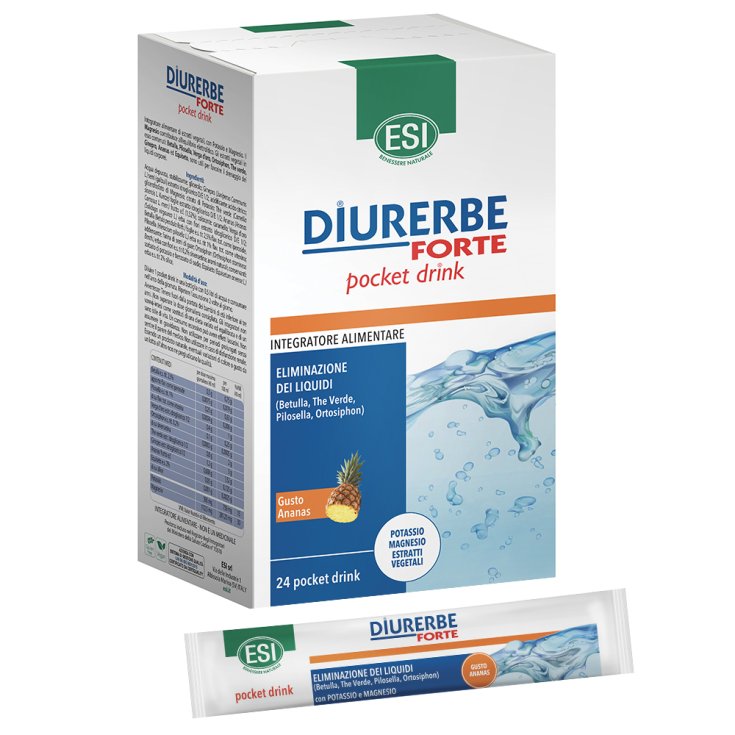 Diurerbe Forte Ananas Esi 24 Pocket Drink