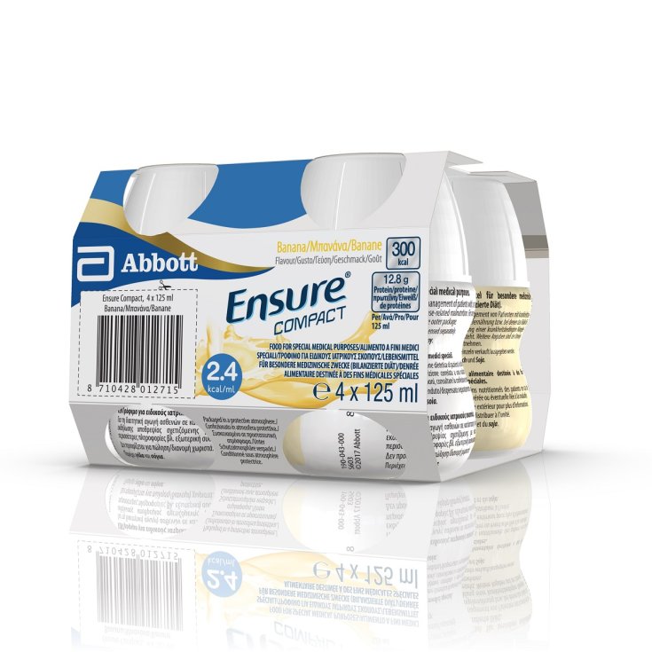 Ensure Compact Banana Abbott 4x125ml