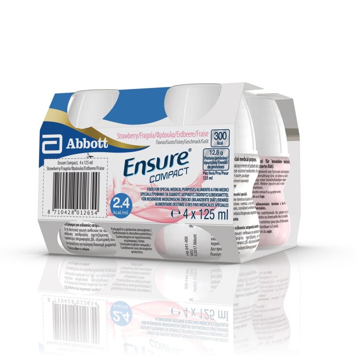 Ensure Compact Fragola Abbott 4x125ml
