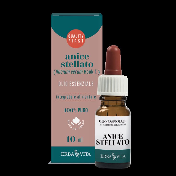Anice Stellato Olio Essenziale Erba Vita 10ml