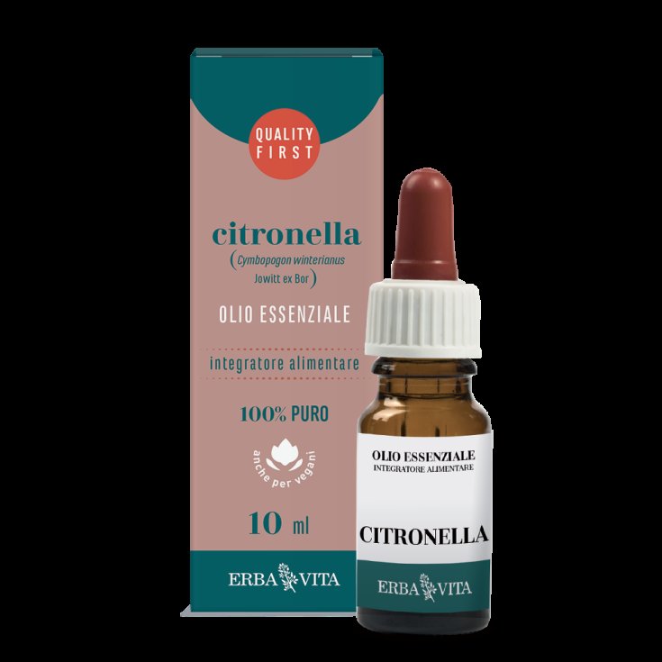 Citronella Olio Essenziale Erba Vita 10ml