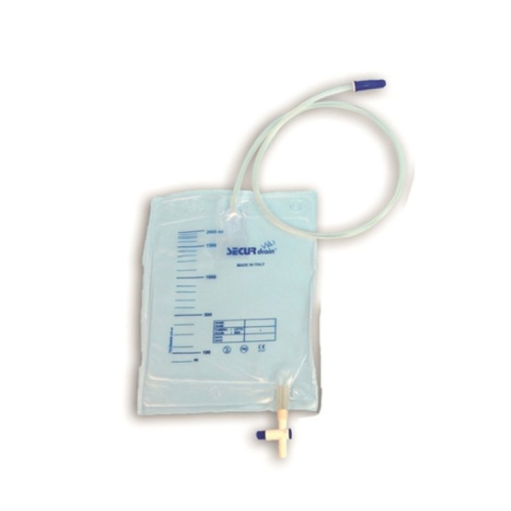 Sacca Urina Letto 2l Scarico 130cm Securmed 30 Pezzi