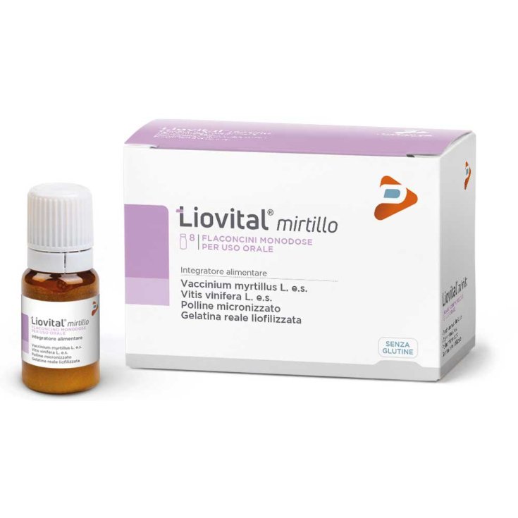 Liovital&reg; Mirtillo Pharma Life 8 Flaconcini da 10ml