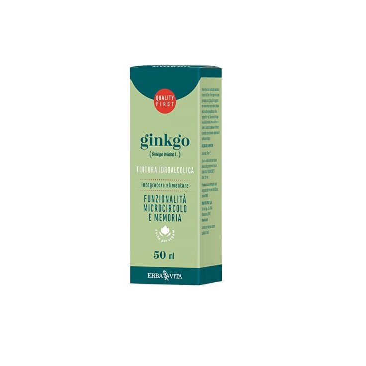 Ginkgo Tintura Idroalcolica Erba Vita 50ml