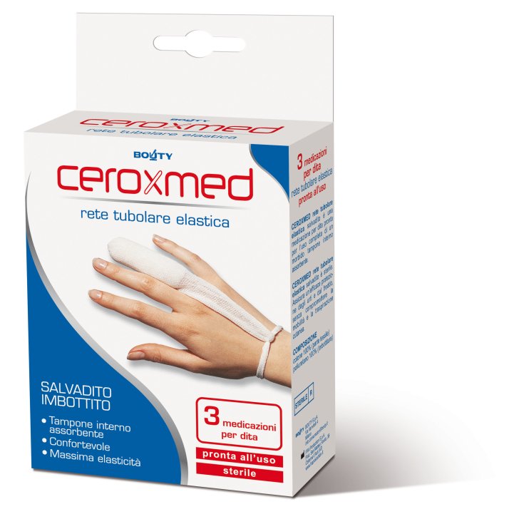 Ceroxmed Rete Tubolare Elastica Salvadito Imbottito IBSA 3 Medicazioni