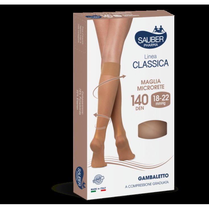 Linea Classica 140D Gambaletto Neutro Tg.3&nbsp;Sauber