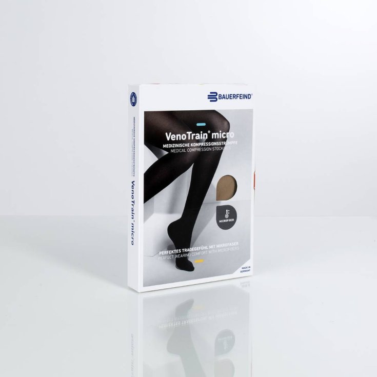 VenoTrain® Micro Ccl 1 Punta Chiusa S Corto Normale Caramel S Bauerfeind 1 Paio