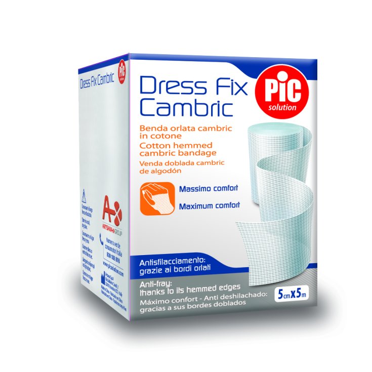 Dress Fix Cambric 10cm x 5m Benda Orlata in Cotone PIC
