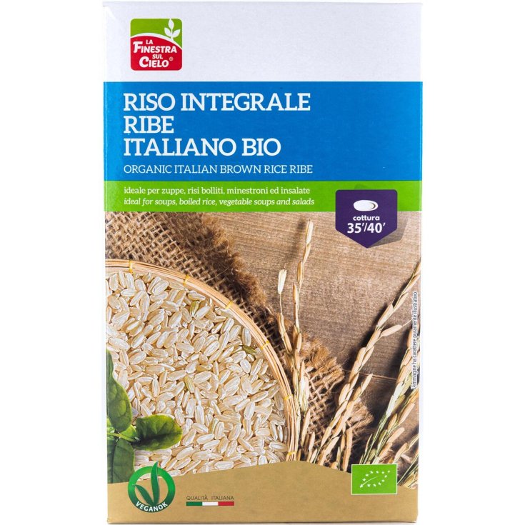 Riso Integrale Lungo Ribe Lungo Bio La Finestra Sul Cielo 1kg