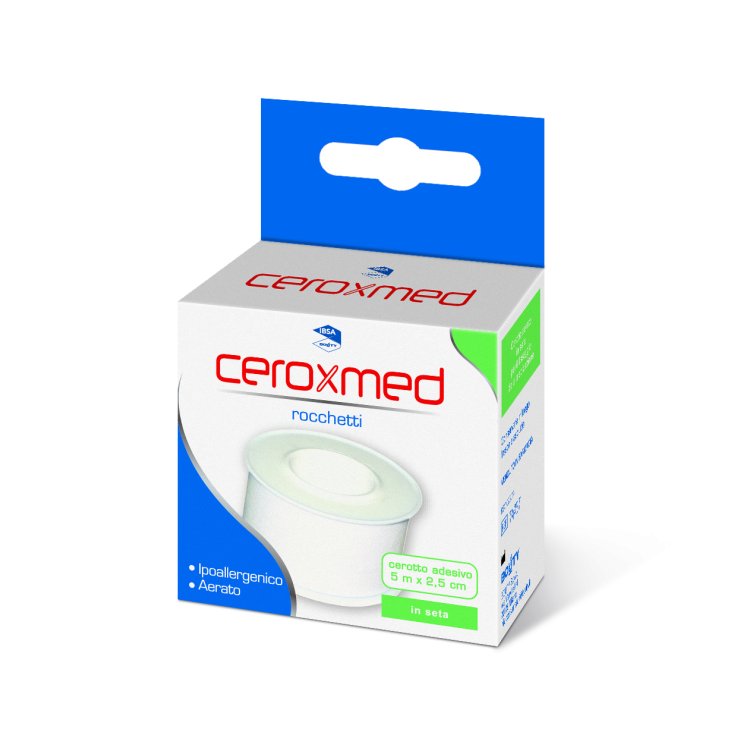 Ceroxmed Cerotto Adesivo In Rocchetto In Seta IBSA 5mx2,5cm
