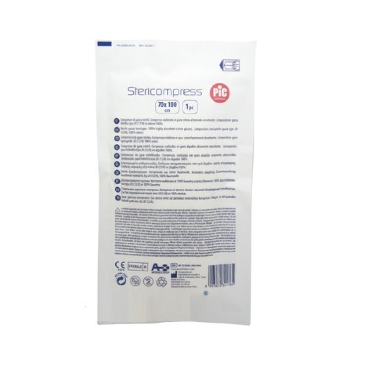 Stericompress 70x100cm Compresse Sterili PIC 1 Pezzo