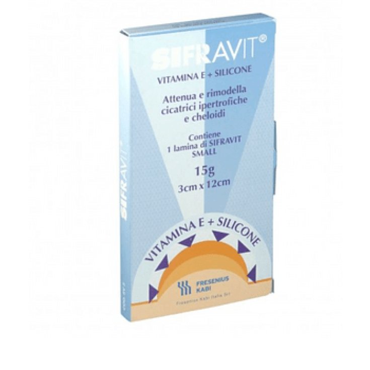 Sifravit Vitamina E + Silicone 3x12cm Fresenius Kabi 1 Pezzo