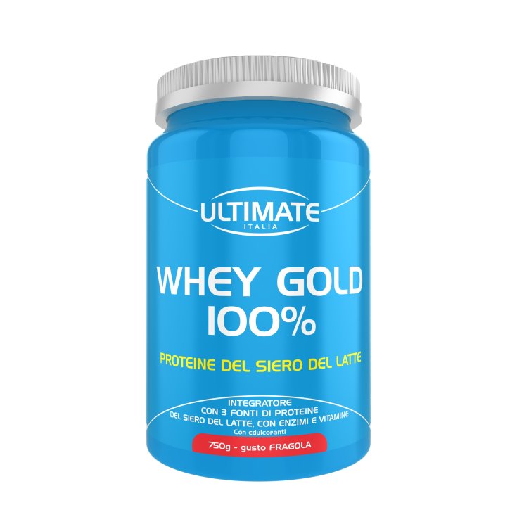 Whey Gold 100%&nbsp;Fragola Ultimate 750g