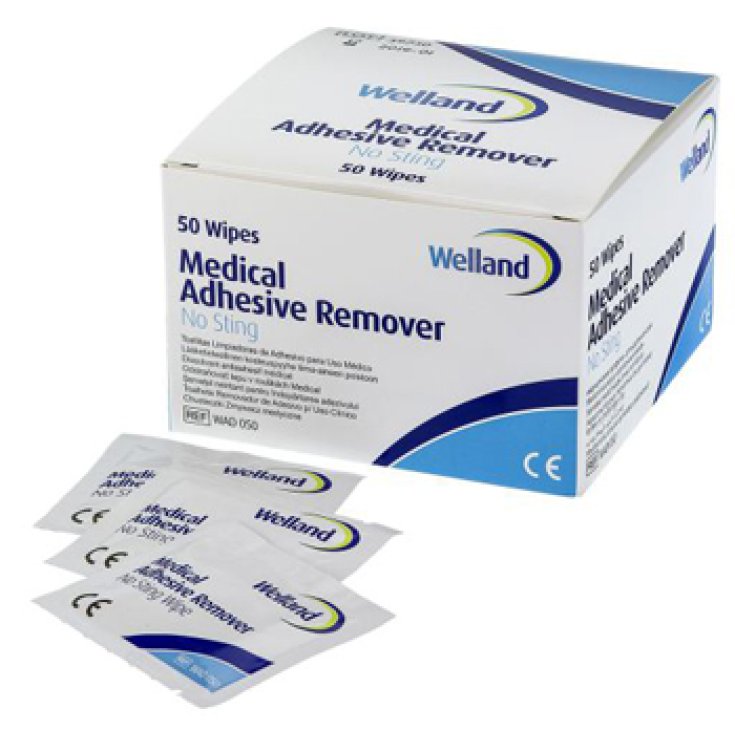 Salviette Rimozione Adesivo Welland 50 Bustine