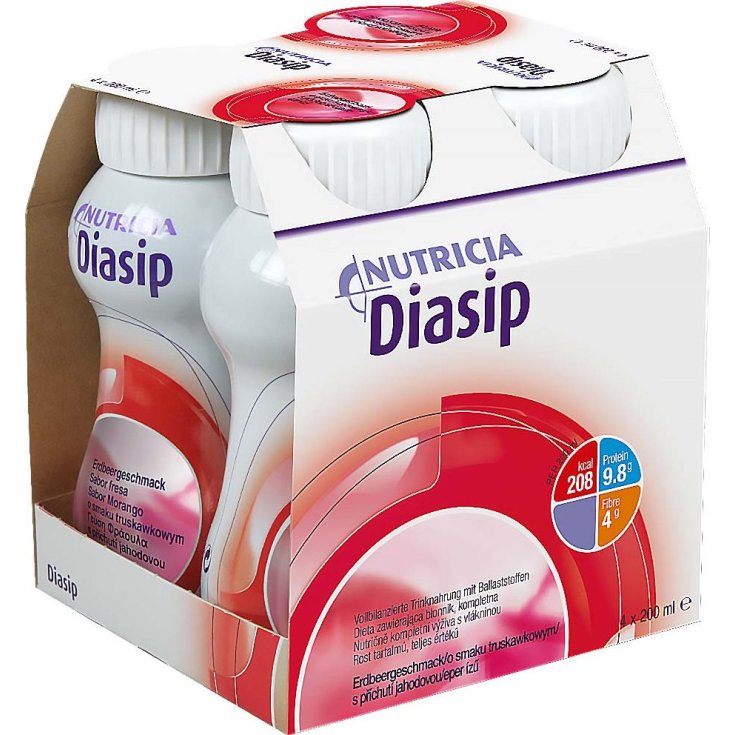 Diasip Fragola Nutricia 4x200ml