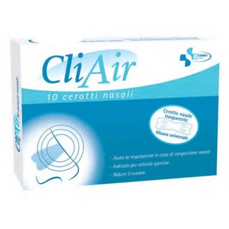 Cerotti Nasali CliAir 10 Pezzi