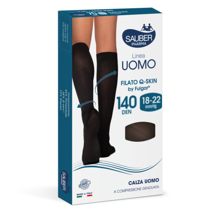 Linea Uomo 140D Calza Q-Skin Blu Tg.L/XL&nbsp;Sauber