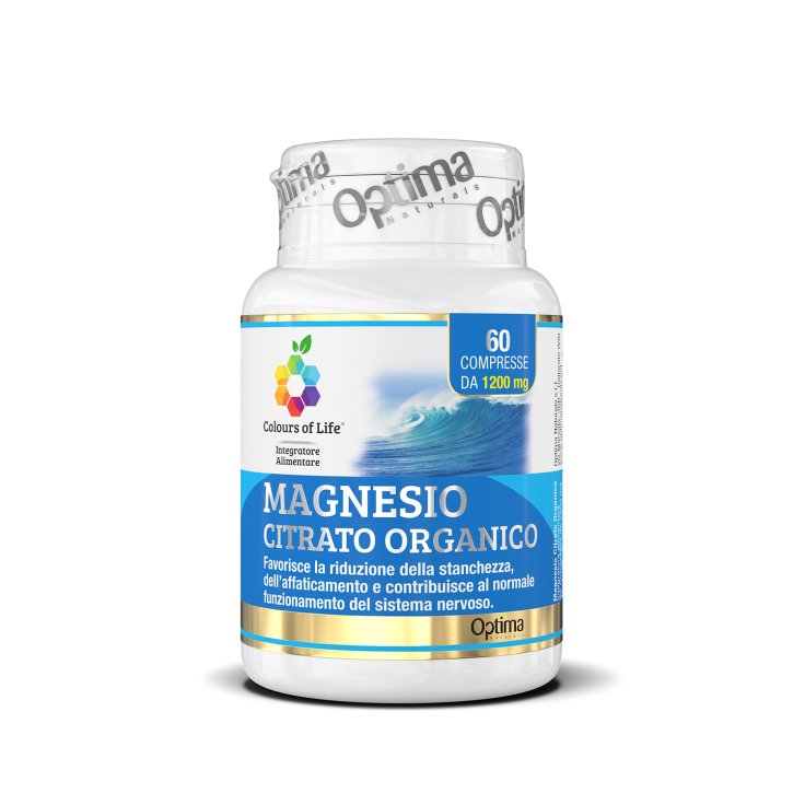 Magnesio Citrato Colours Of Life&reg; Optima Naturals 60 Compresse