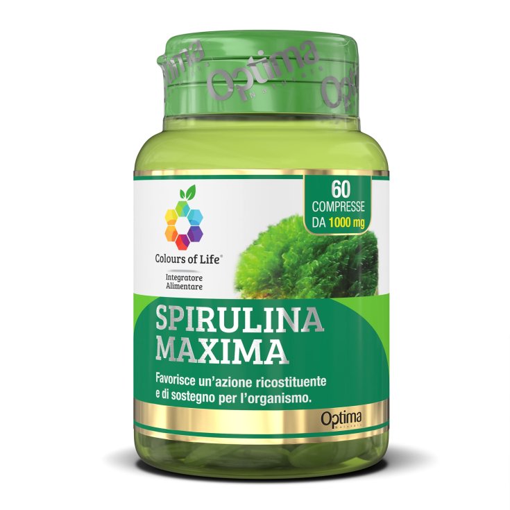Spirulina Maxima Colours Of Life&reg; Optima Naturals 60 Compresse