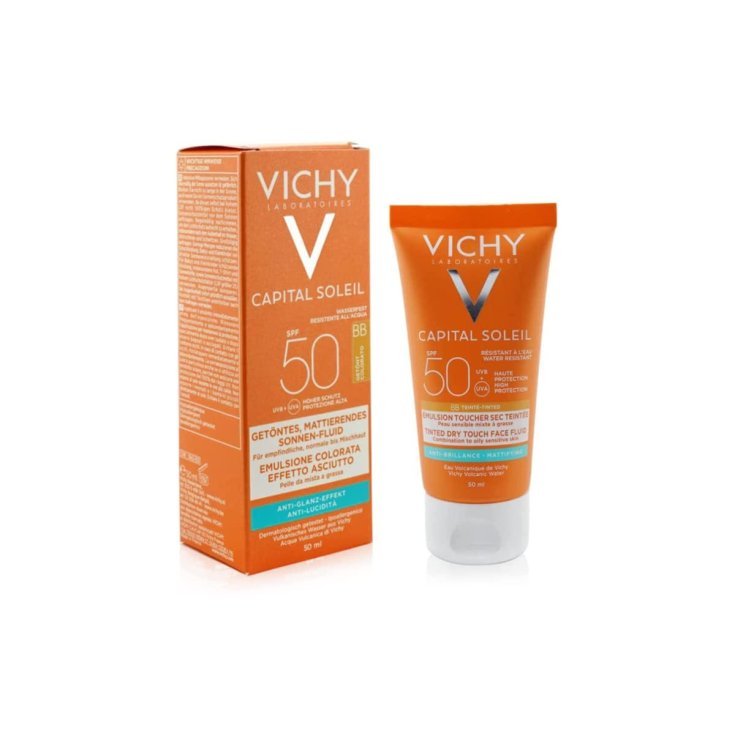 Capital Soleil Emulsione Colorata Effetto Asciutto Spf50+ Vichy 50ml