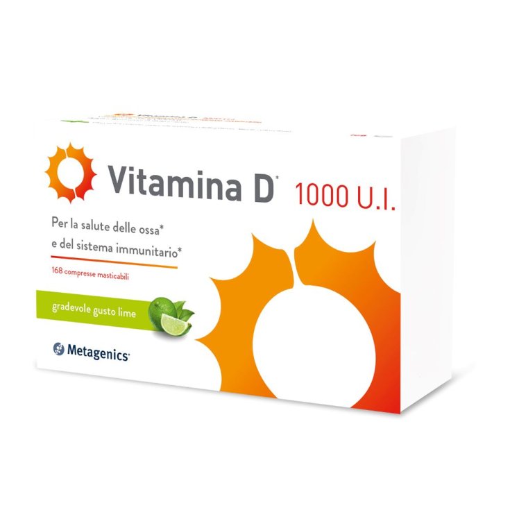 Vitamina D 1000 U.I. Metagenics&reg; 168 Compresse Masticabili