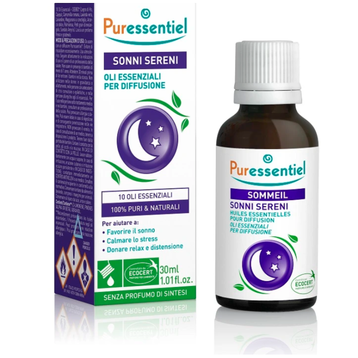 Miscela Sonni Sereni Oli Essenziali Per Diffusione Puressentiel 30ml