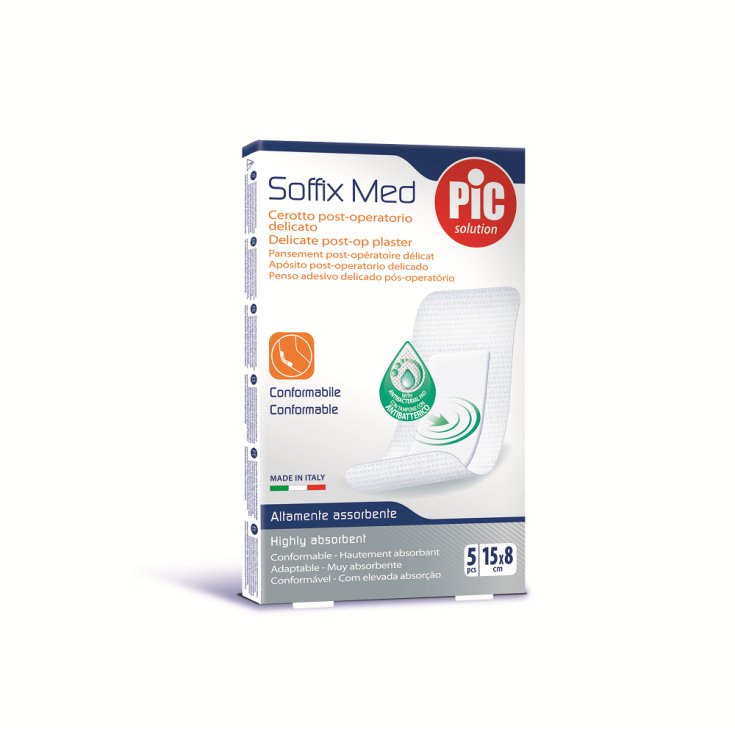 Soffix Med&nbsp;Cerotto Post Operatorio Delicato 15x8cm PIC 5 Pezzi