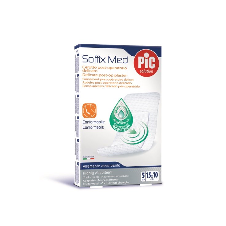 Soffix Med&nbsp;Cerotto Post Operatorio Delicato 15x10cm PIC 5 Pezzi
