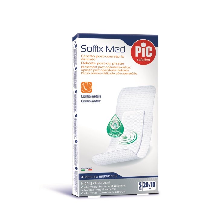 Soffix Med&nbsp;Cerotto Post Operatorio Delicato 20x10cm PIC 5 Pezzi