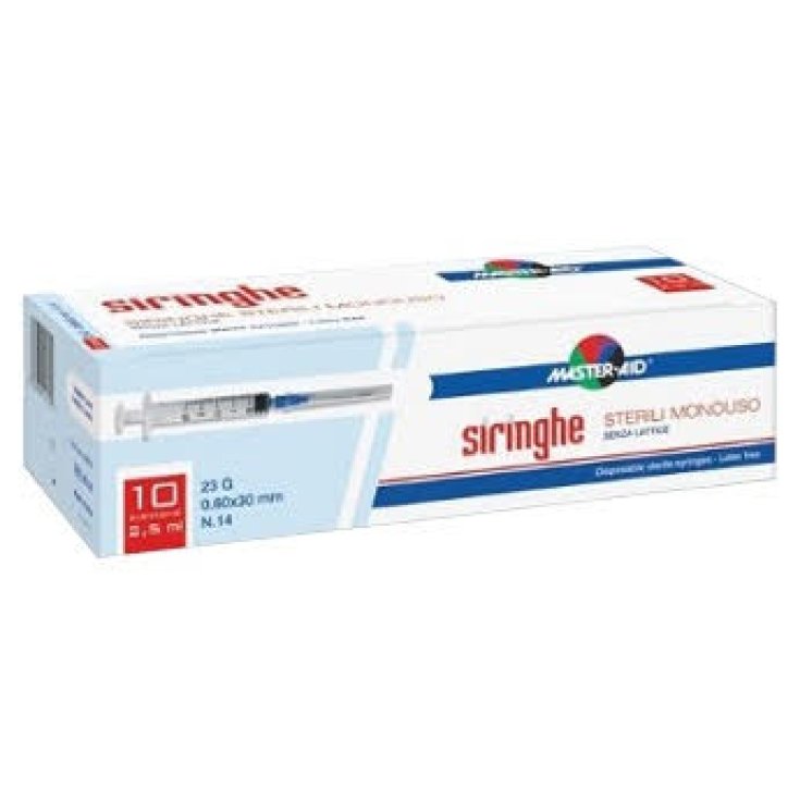 Master-Aid&reg; Siringhe Per Venipuntura 10ml Pietrasanta Pharma 10 Pezzi