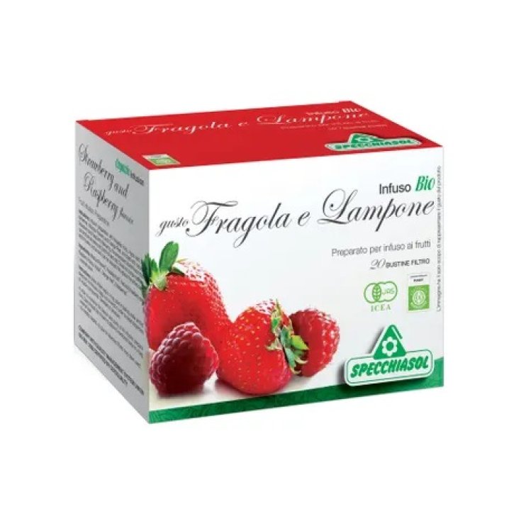 Fragola e&nbsp;Lampone Infuso Bio Specchiasol 20 Bustine