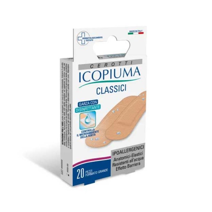 Icopiuma Cerotti Classici Ipoallergenici Misura Grande 20Pezzi