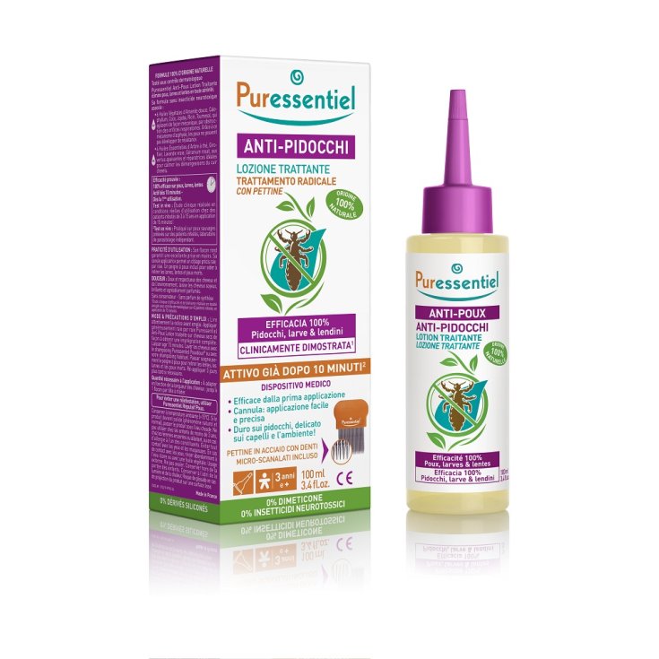 Anti-Pidocchi Lozione Trattante Puressentiel 100ml