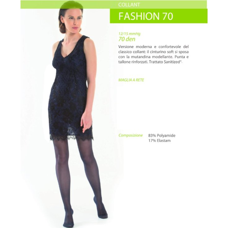 Collant Fashion 70 Nero Tg.2 Kàmila
