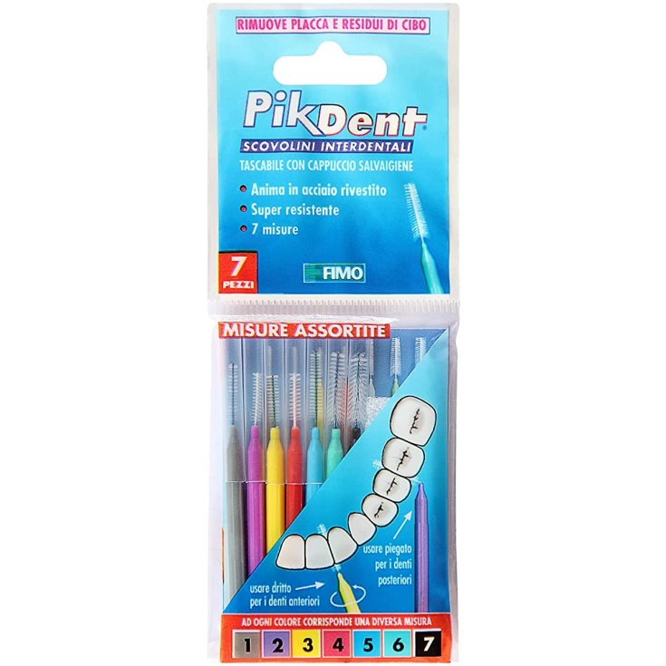 Pikdent Stuzzicolino Misure Assortite Fimo 7 Pezzi