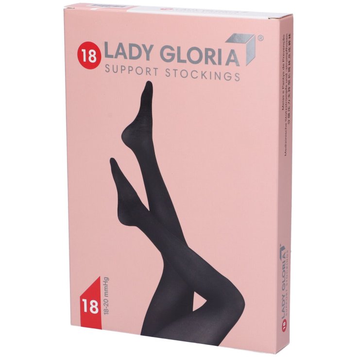 Ladygloria 18 Collant Punta Aperta Daino 1 GloriaMed&reg; 1 Paio