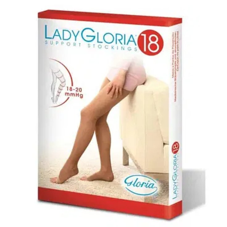 Ladygloria 18 Collant Punta Aperta Sahara 2 GloriaMed&reg; 1 Paio