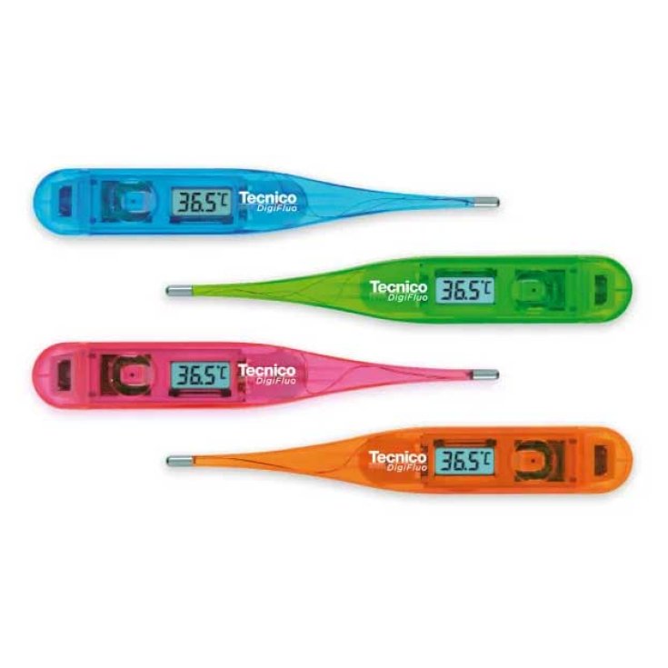 Tecnico Digifluo Termometro Digitale Azzurro 1 Pezzo