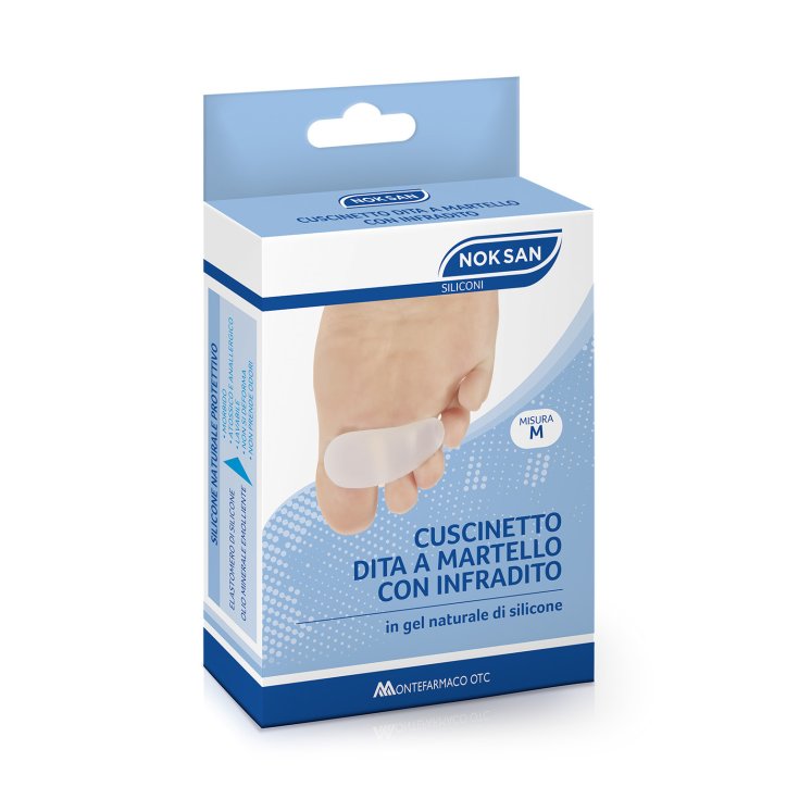 Nok San Cuscinetto Dita A Martello Con Infradito Taglia M 2 Pezzi