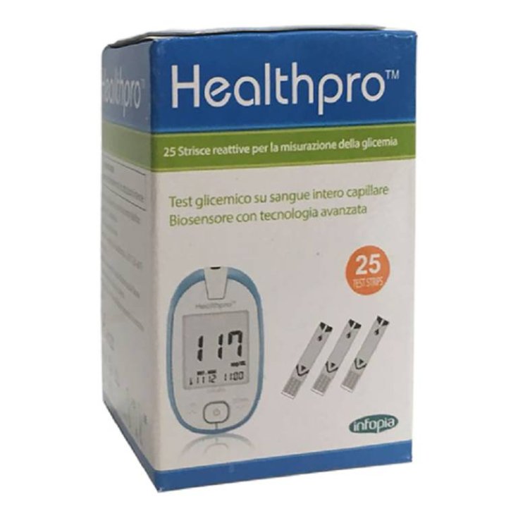 Healthpro Strisce Reattive 25 pezzi