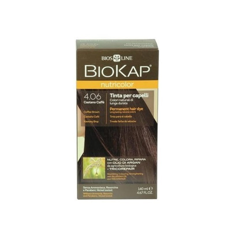 Nutricolor Tinta 4.06 Castano Caff&egrave; BioKap&reg; 140ml