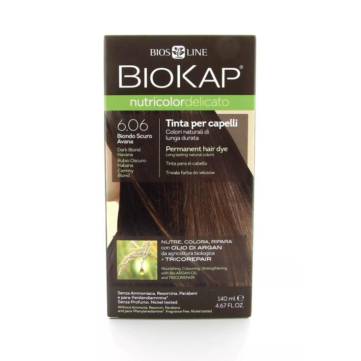 Nutricolor Tinta Delicato 6.06 Biondo Scuro Avana BioKap&reg; 140ml