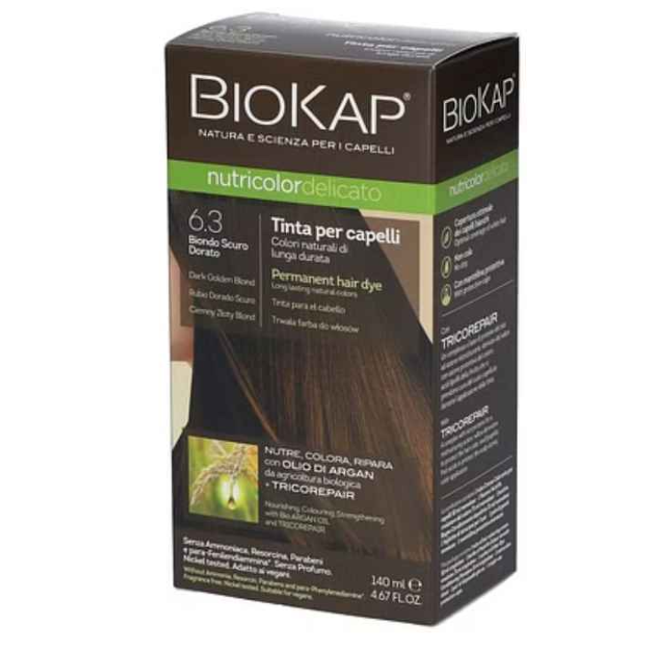 Nutricolor Tinta Delicato 6.3 Biondo Scuro Dorato BioKap&reg; 140ml