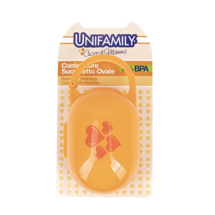 Contenitore Succhietto Ovale Arancio UniFamily® 1 Pezzo