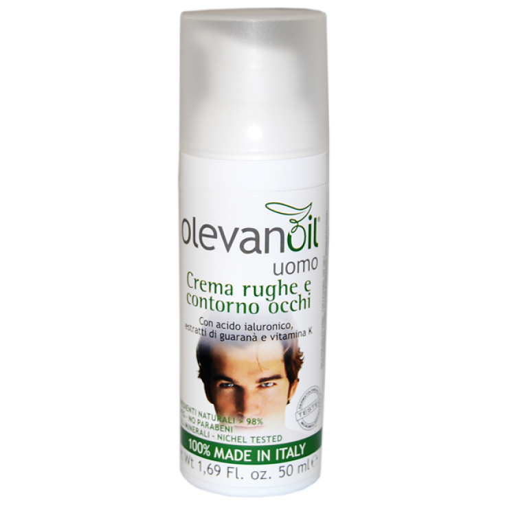 Crema Rughe e Contorno Occhi Olevanoil Uomo 50ml