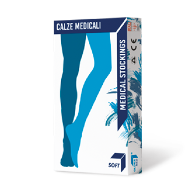 Soft 251 Gambaletto Beige XL Corto GloriaMed® 1 Paio