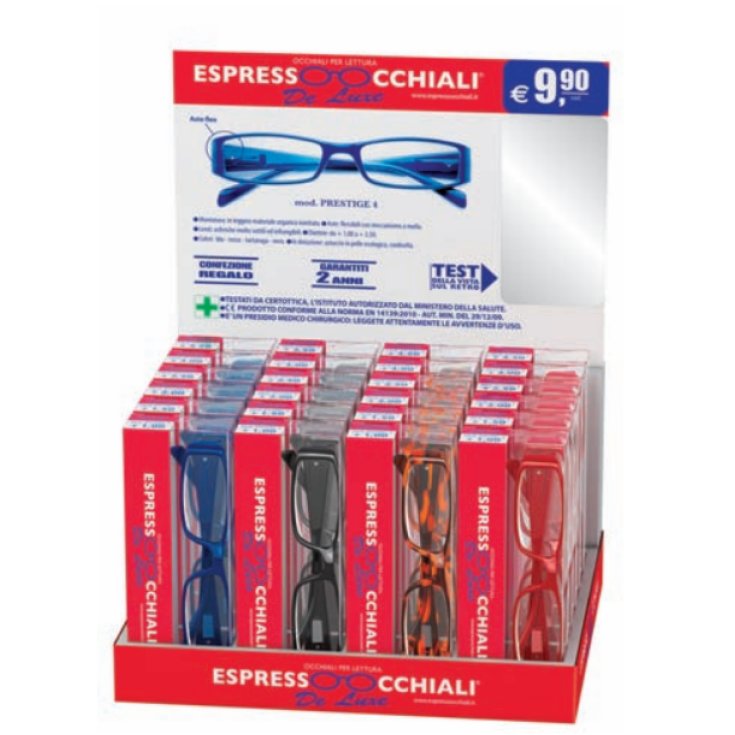 Occhiale da Lettura Prestige 4 Kit de Luxe Espositore da Banco 24 Pezzi