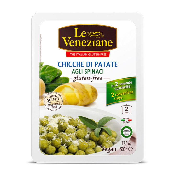 Le Veneziane Chicche Di Patate E Spinaci Senza Glutine 500g